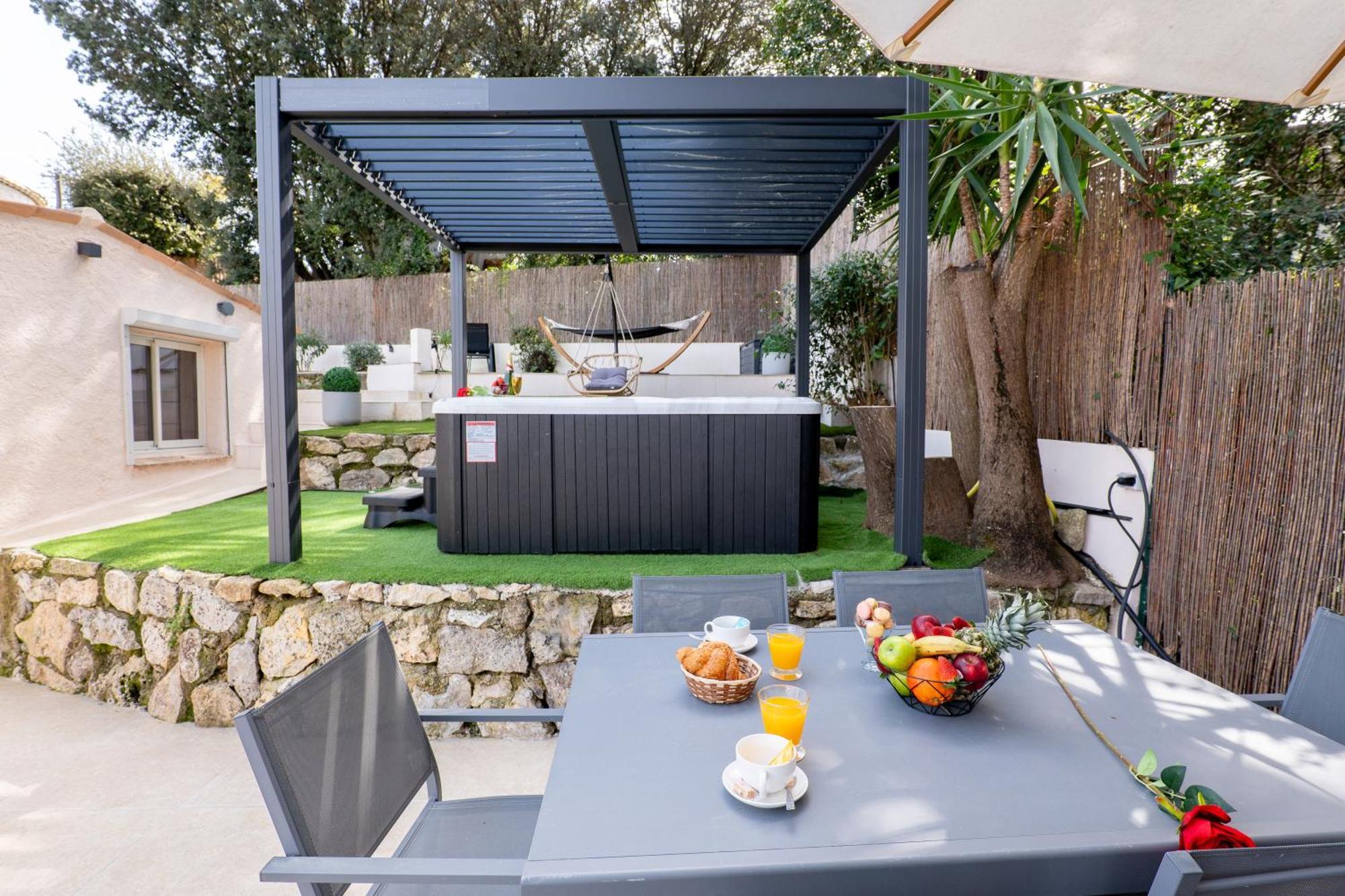 Villa Piscine-Jacuzzi-Videoprojecteur-Clim La Perle Rare Mougins Exterior foto