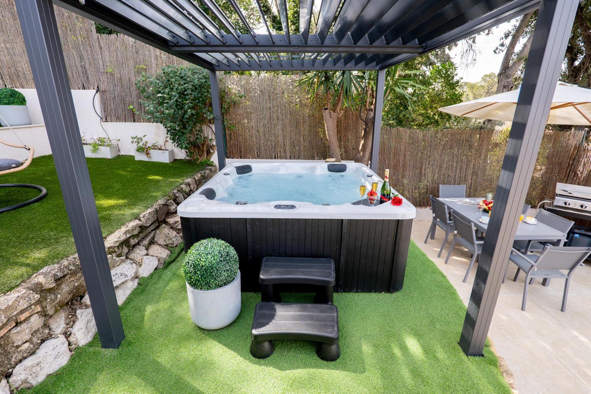 Villa Piscine-Jacuzzi-Videoprojecteur-Clim La Perle Rare Mougins Exterior foto